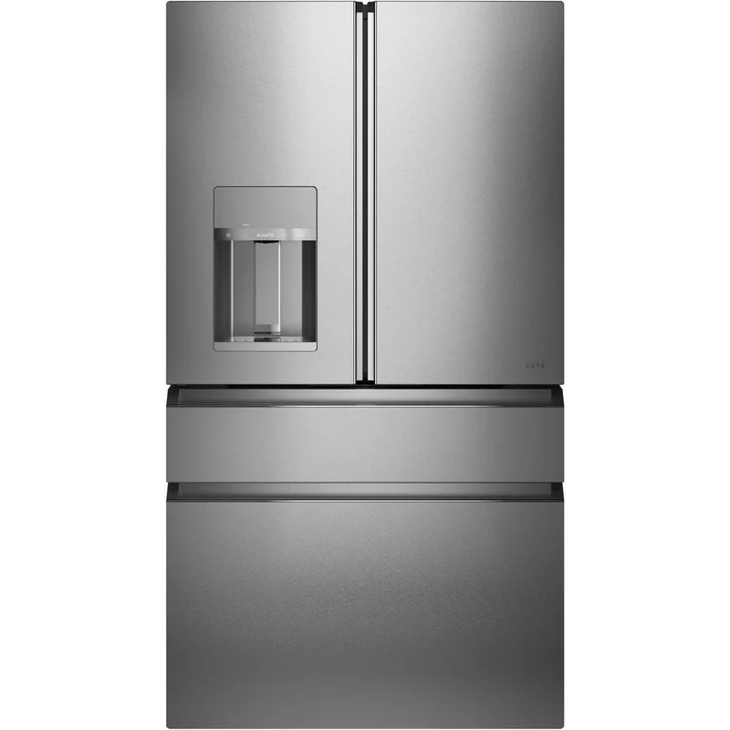 Cafe - 35.6 Inch 22.3 cu. ft French Door Refrigerator in Silver - CXE22DM5PS5 Silver