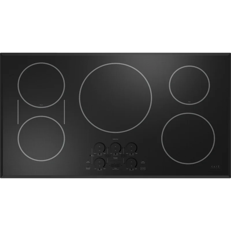Cafe - 36.1 Inch Electric Cooktop in Black - CEP90361TBB Black