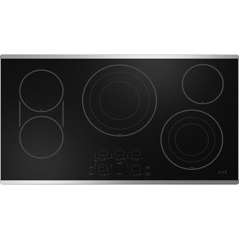 Cafe - 36.1 Inch Electric Cooktop in Stainless - CEP90362TSS Stainless