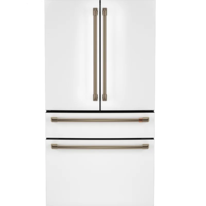 Cafe - 36 Inch 23.2 cu. ft French Door Refrigerator in White - CJE23DP4WW2 WHITE