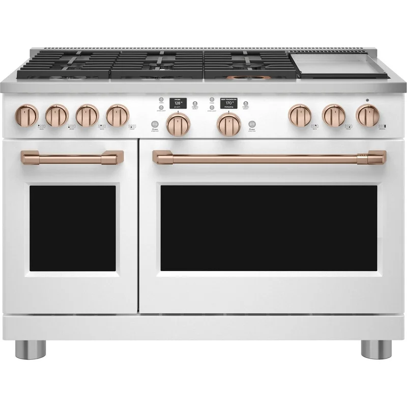 Cafe - 8.2 cu. ft Dual Fuel Range in White - C2Y486P4TW2 White