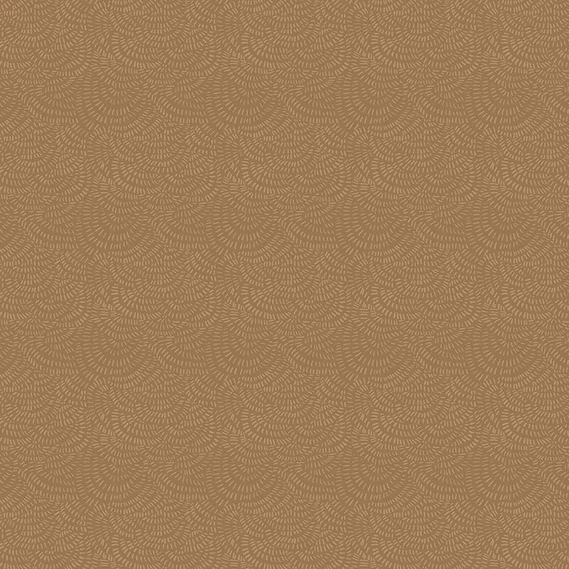 CAMPING CREW: Crimp-Mocha (1/4 Yard)