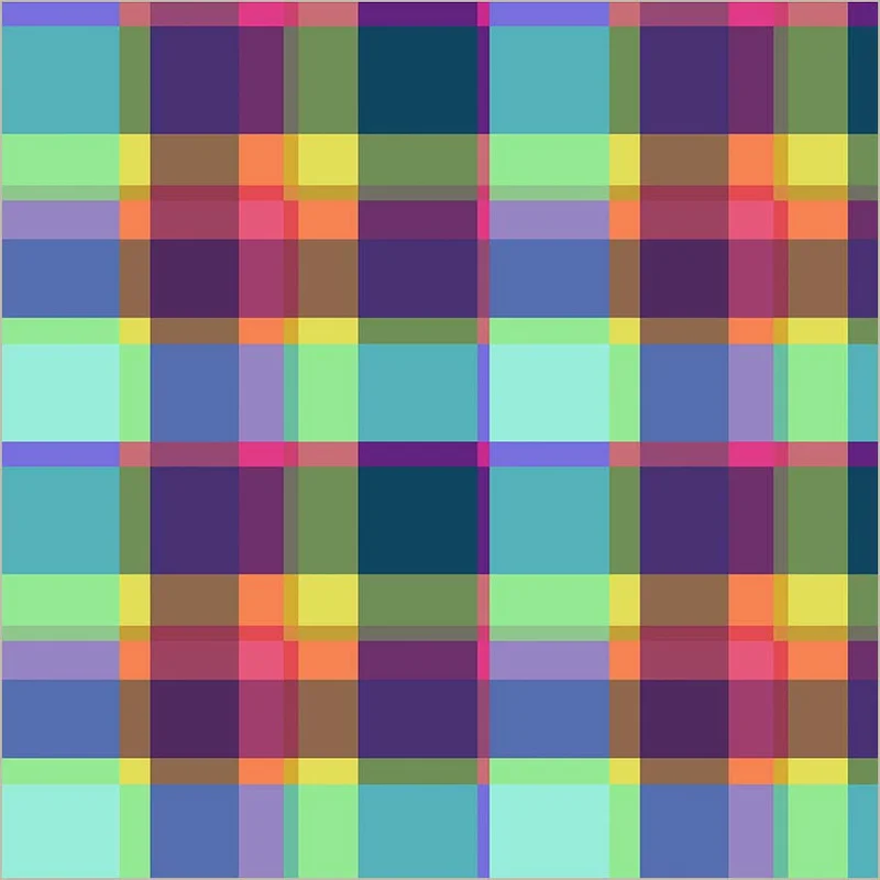 CANVAS & CO: Summer Plaid-Multi (1/4 Yard)