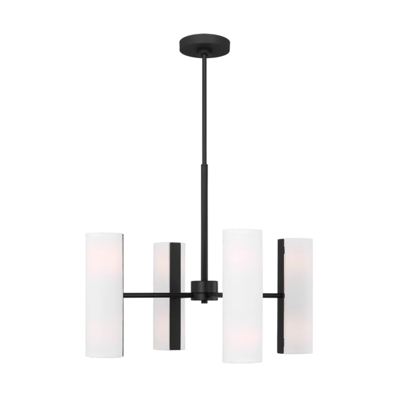 Capalino Medium Chandelier, Midnight Black
