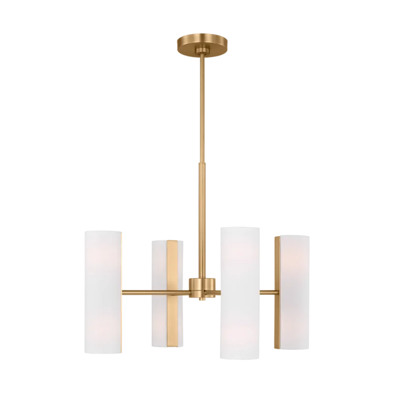 Capalino Medium Chandelier, Satin Brass