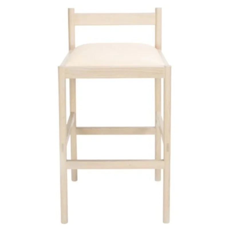 Carob Bar Stool, Nude/Natural