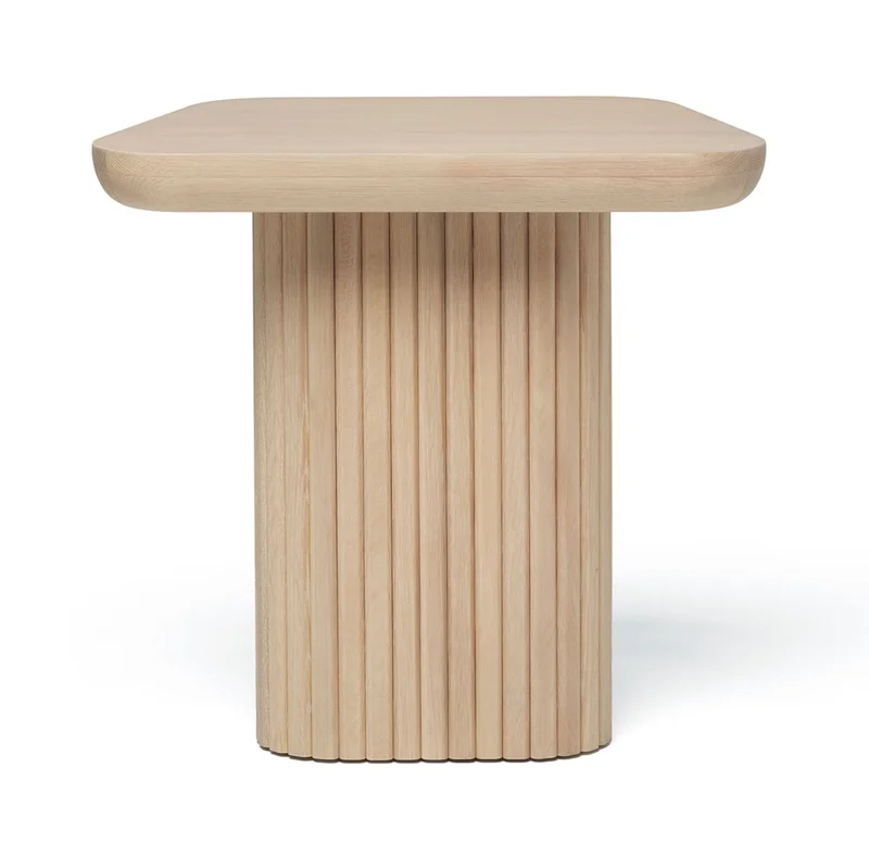 Carrabelle Side Table, Saddle, 23"W x 15"D x 22"H