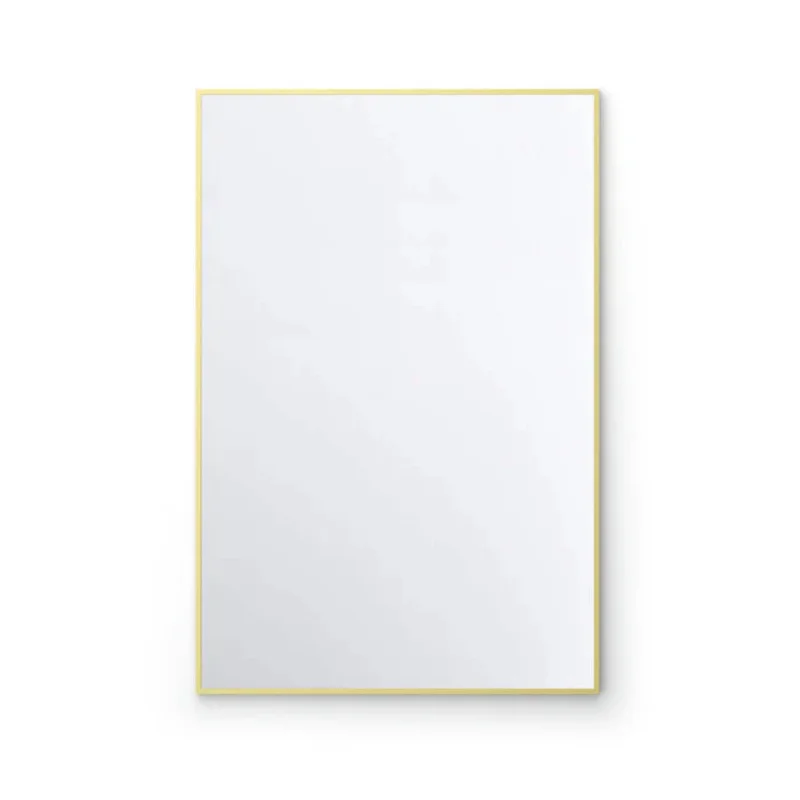 Casa Fixtures - Bathroom Accessories - 24" x 36" Shatterproof Wall Mount Metal Frame Mirror (FM1-2436)
