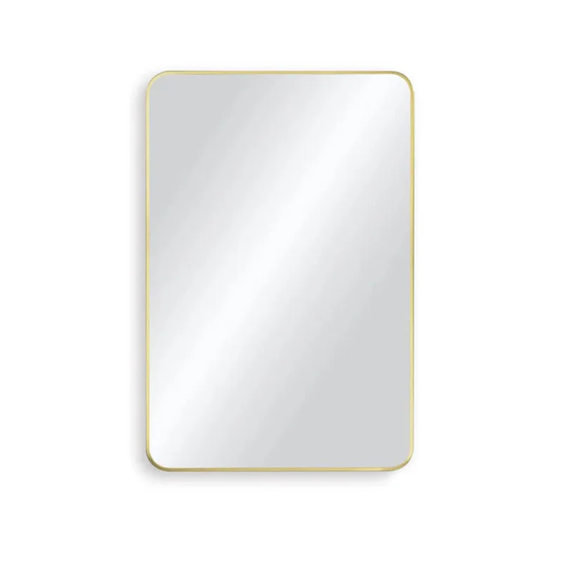 Casa Fixtures - Bathroom Accessories - 24" x 36" Shatterproof Wall Mount Metal Frame Mirror (FM2-2436)