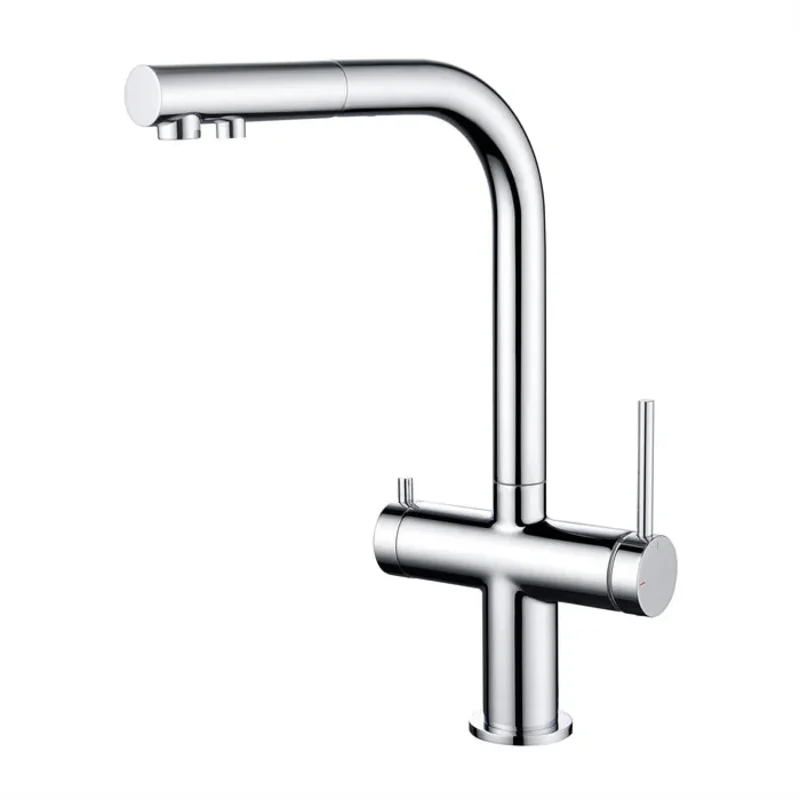 Casa Fixtures - Kitchen Faucet - Halo 2-in-1 Pull Out Kitchen Filtration Faucet (CFF-502)
