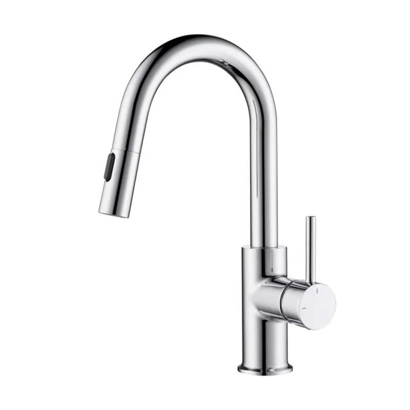 Casa Fixtures - Kitchen Faucet - Halo Single Handle Pull Down Kitchen & Bar Sink Faucet (CKF-2011)