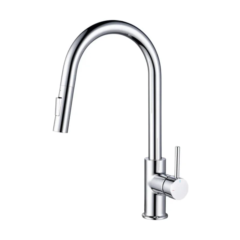 Casa Fixtures - Kitchen Faucet - Halo Single Handle Pull Down Kitchen Faucet (CKF-2013)
