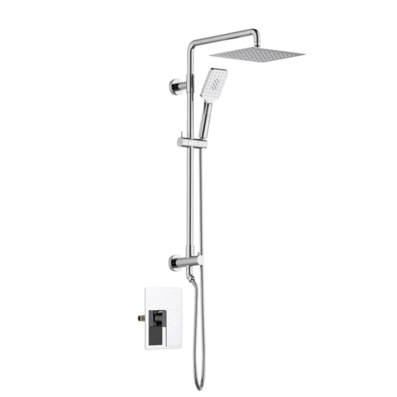 Casa Fixtures - Shower Faucets - Quadra Pressure Balanced 2-Function Wall Mount Shower Column with Rough In Valve (CSC-4104)