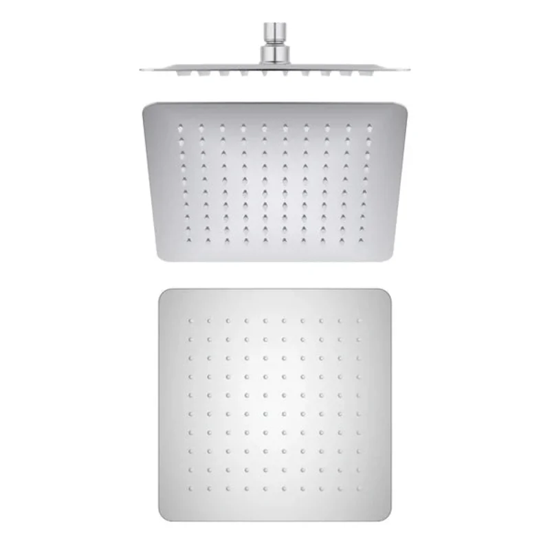 Casa Fixtures - Shower Head - Quadra 10" Metal Rain Shower Head 2mm Ultra Thin Profile (RS101)