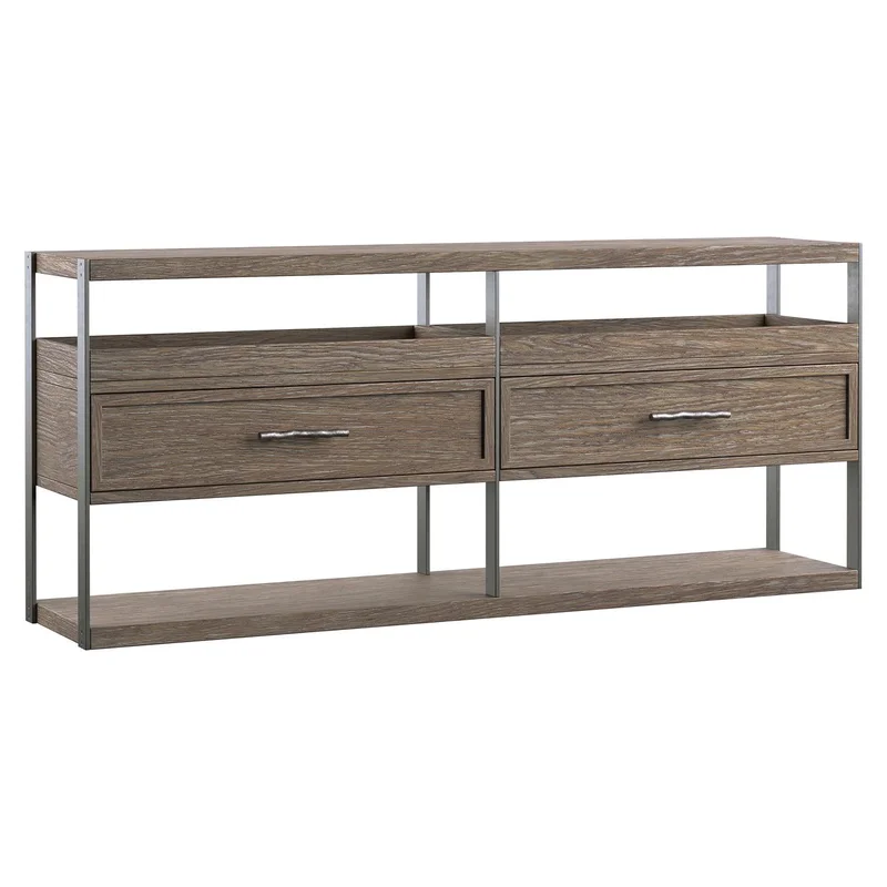 Casa Paros Console Table, Playa Finish, 74"W x 16"D x 32"H