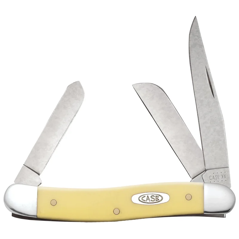 Case 00035 - Yellow Synthetic Smooth Medium Stockman
