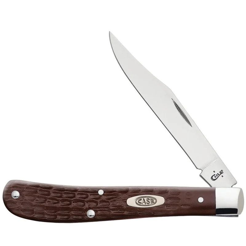 Case 00135 - Brown Synthetic Standard Jig Slimeline Trapper (61048 SS)