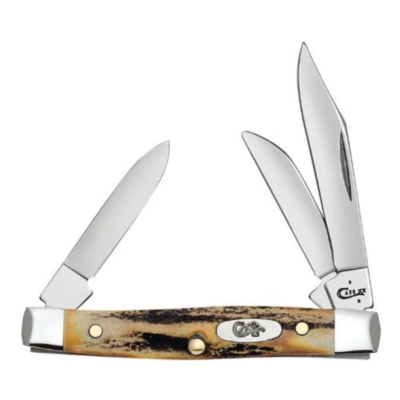 Case 00178 - Genuine Sambar Stag Small Stockman
