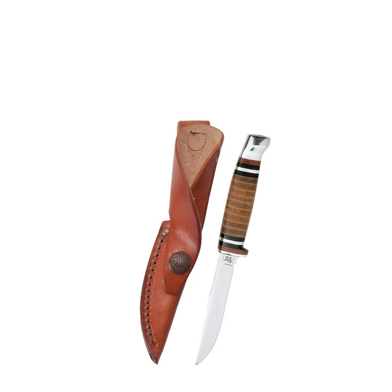 Case 00379 - Leather Hunter (M3FINN SS) W/Sheath