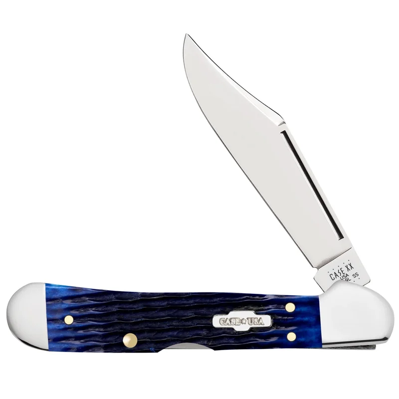 Case 02864 - Blue Bone Rogers Corn Cob Jig Mini Copperlock