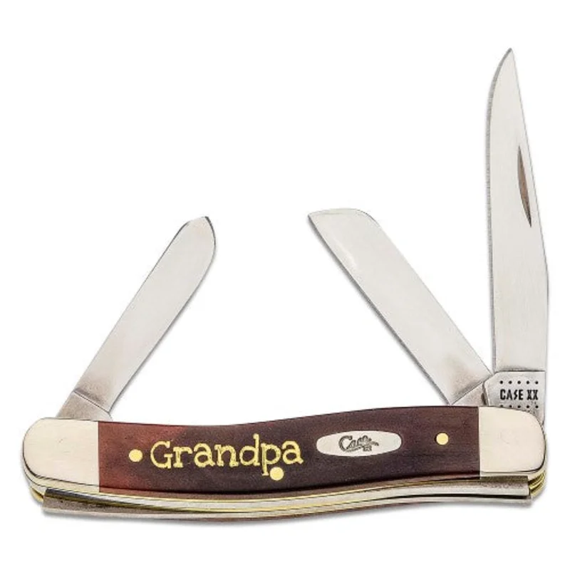 Case 10431 - Chestnut Bone Medium Stockman - Grandpa
