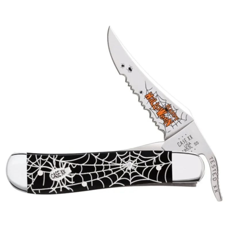 Case 10623 - Halloween Black Synthetic Smooth Russlock