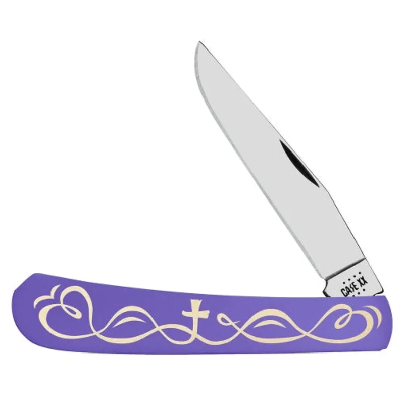 Case 10960 - Purple Matte Brass Substrate Faith and Love