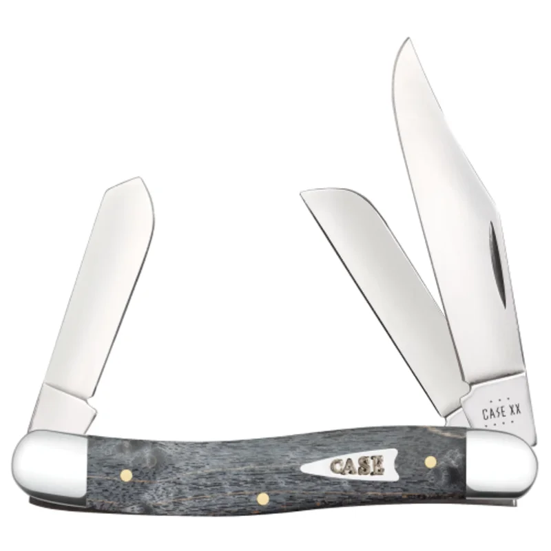 Case 11017 - Gray Birdseye Maple Smooth Stockman