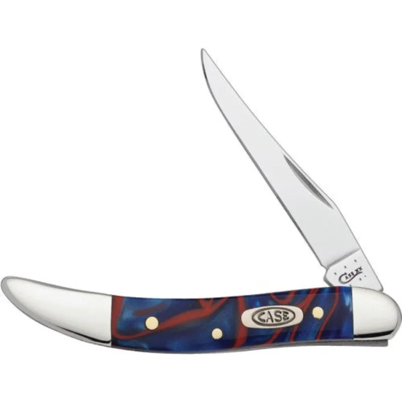 Case 11202 - Patriotic Kirinite Smooth Small Texas Toothpick (1010096 SS)
