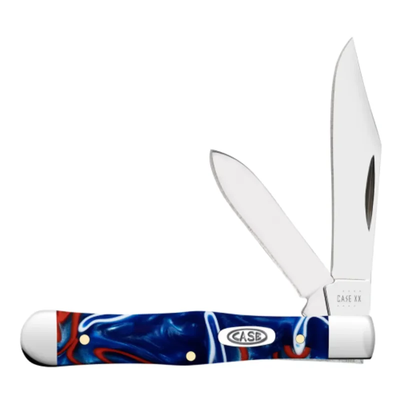 Case 11220 - Patriotic Kirinite Smooth Small Swell Center Jack (10225 1/2 SS)