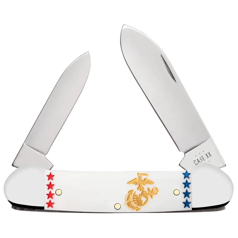Case 13205 - USMC White Synthetic Smooth Canoe (42131 SS)