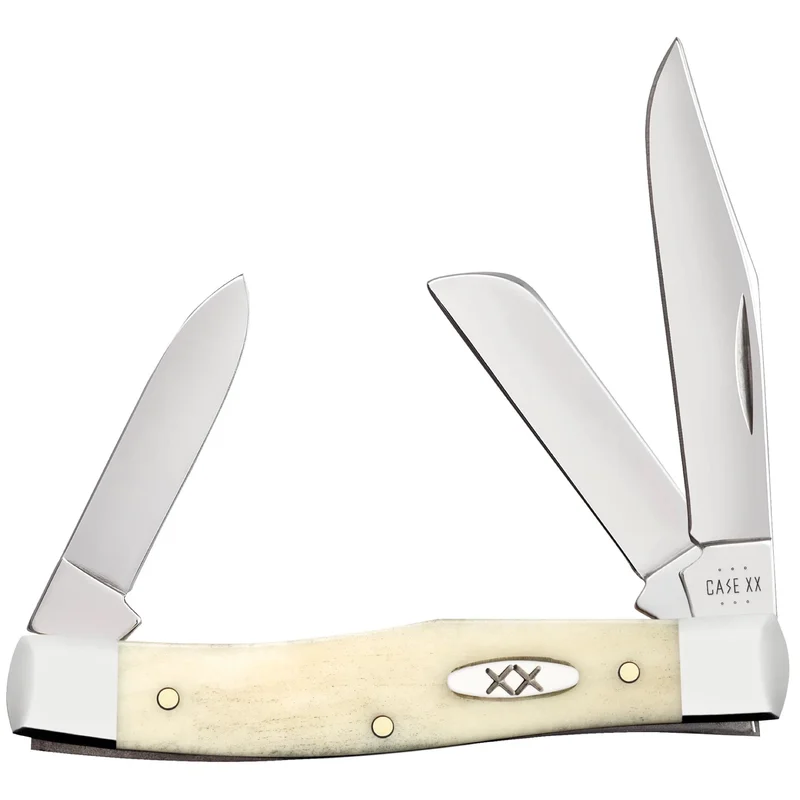 Case 13311 - Natural Bone Smooth Medium Stockman (63032 SS)