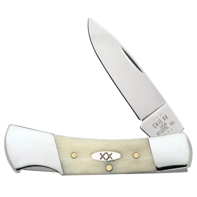 Case 13314 - Natural Bone Smooth Lockback (61225L SS)