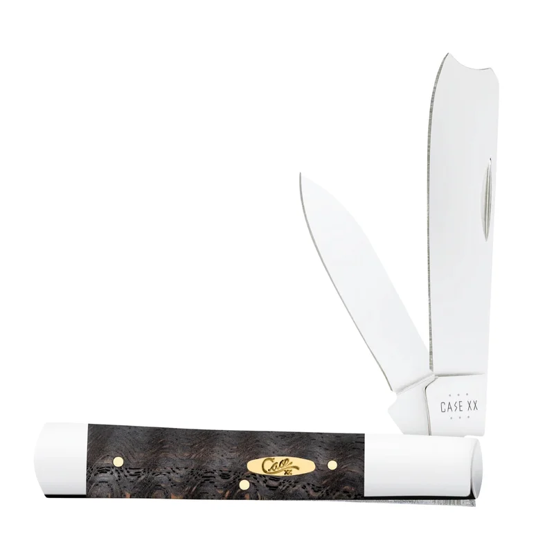 Case 14006 - Black Curly Oak Wood Razor (72005RAZ SS)