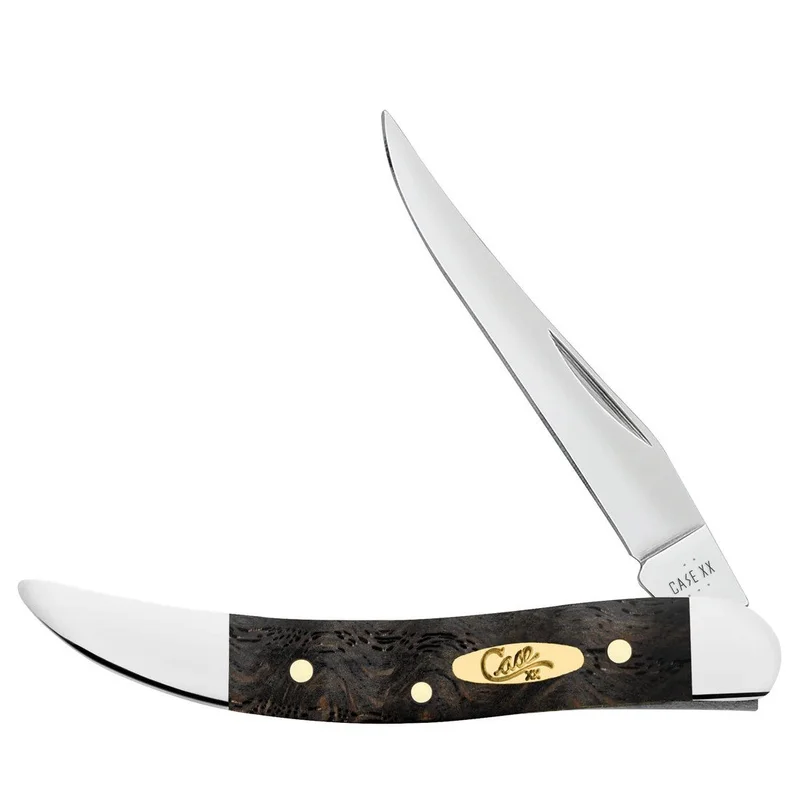 Case 14009 - Black Curly Oak Small Texas Toothpick