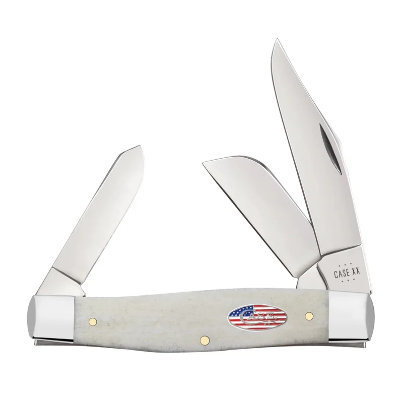 Case 14093 - Natural Bone Smooth Large Stockman (6375 CS)