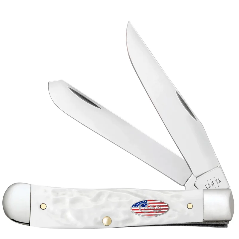 Case 14100 - White Synthetic Rough Jig Trapper (6254 SS)
