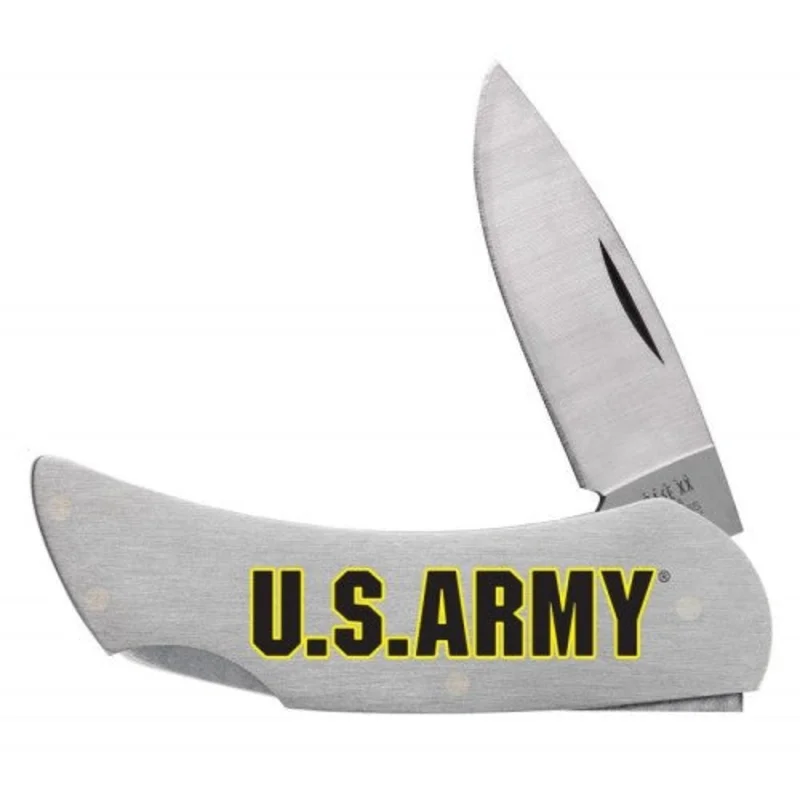 Case 15033 - U.S. Army Brushed Stainless Steel Executive Lockback (M1300L SS)