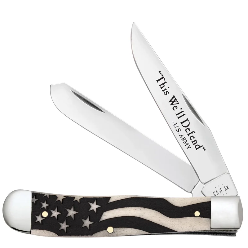 Case 15053 - U.S. Army Natural Bone Smooth Trapper
