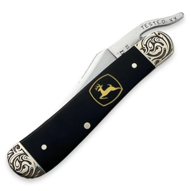 Case 15788 - John Deere Black Synthetic Smooth Russlock