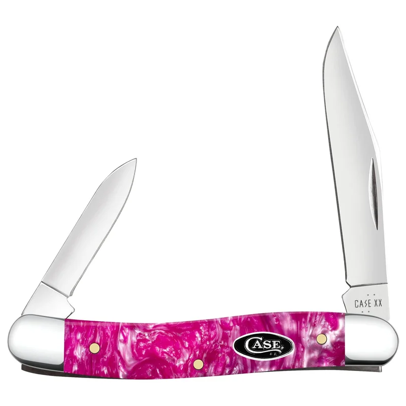 Case 16165 - Pink Crackle Kirinite Smooth Medium Pen (102087 SS)