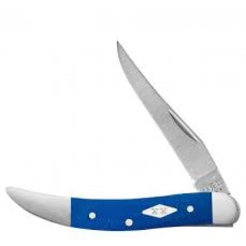 Case 16755 - Blue G10 Smooth Small Texas Toothpick (1010096 SS)