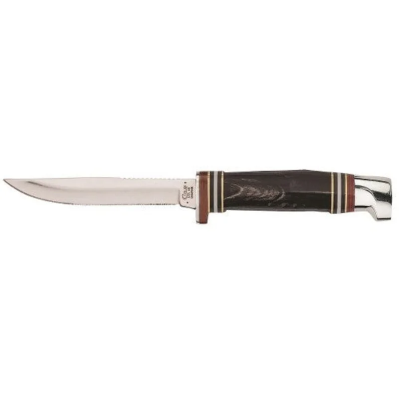 Case 17916 - Buffalo Horn Hunter with Leather Sheath