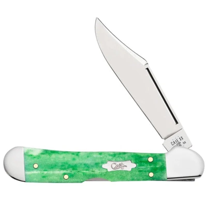 Case 19943 - Emerald Green Bone Smooth Mini Copperlock