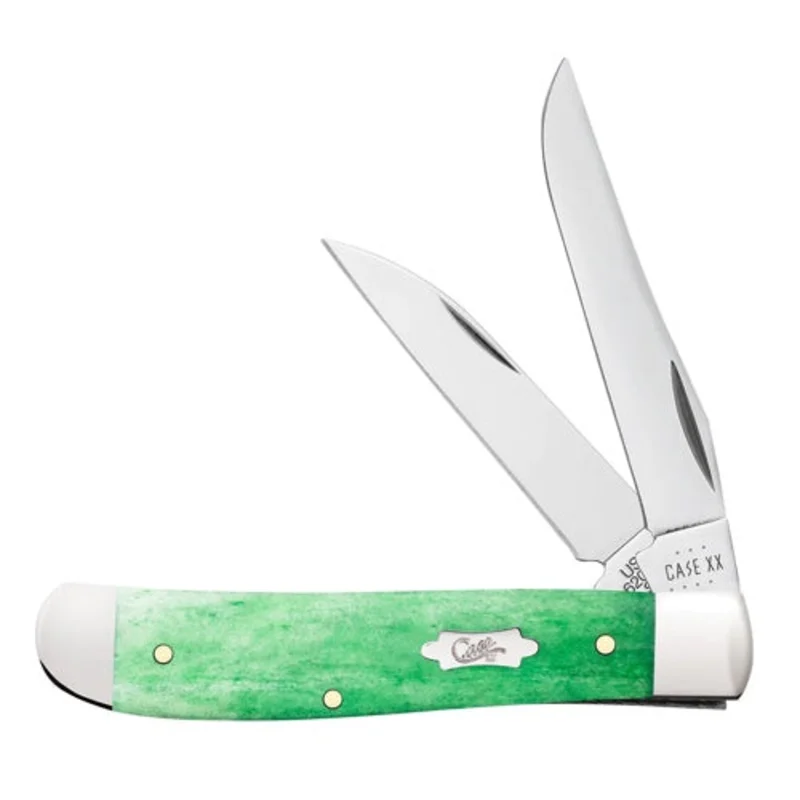 Case 19944 - Emerald Green Bone Smooth Mini Trapper