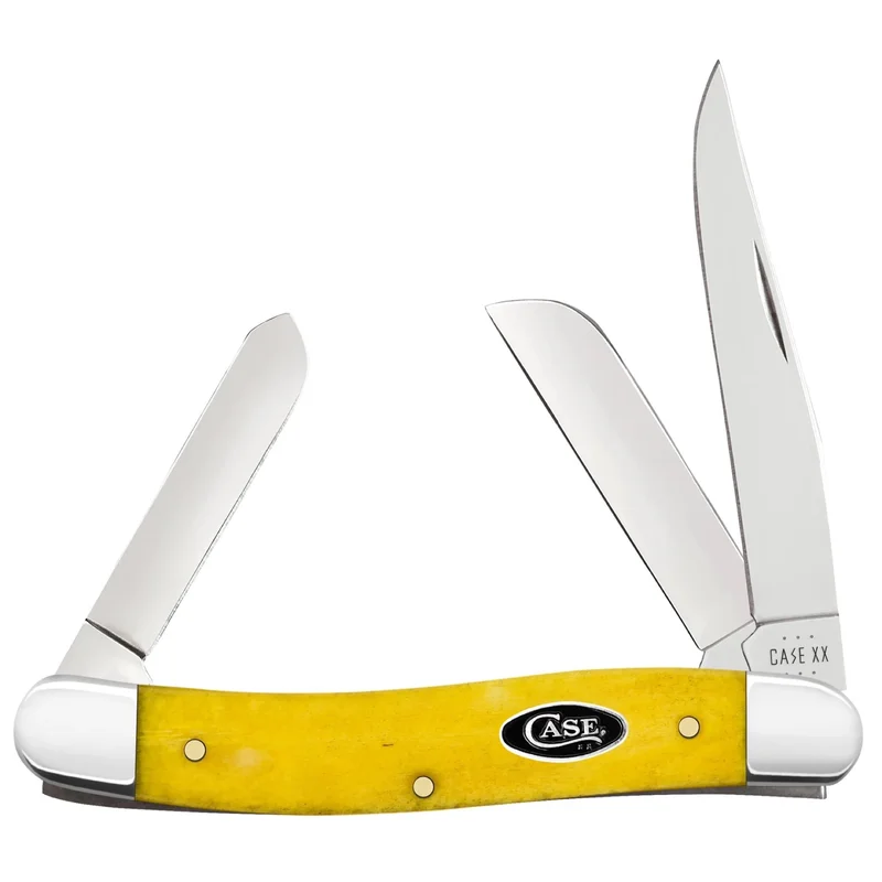 Case 20032 - Yellow Bone Smooth Medium Stockman (6318 SS)