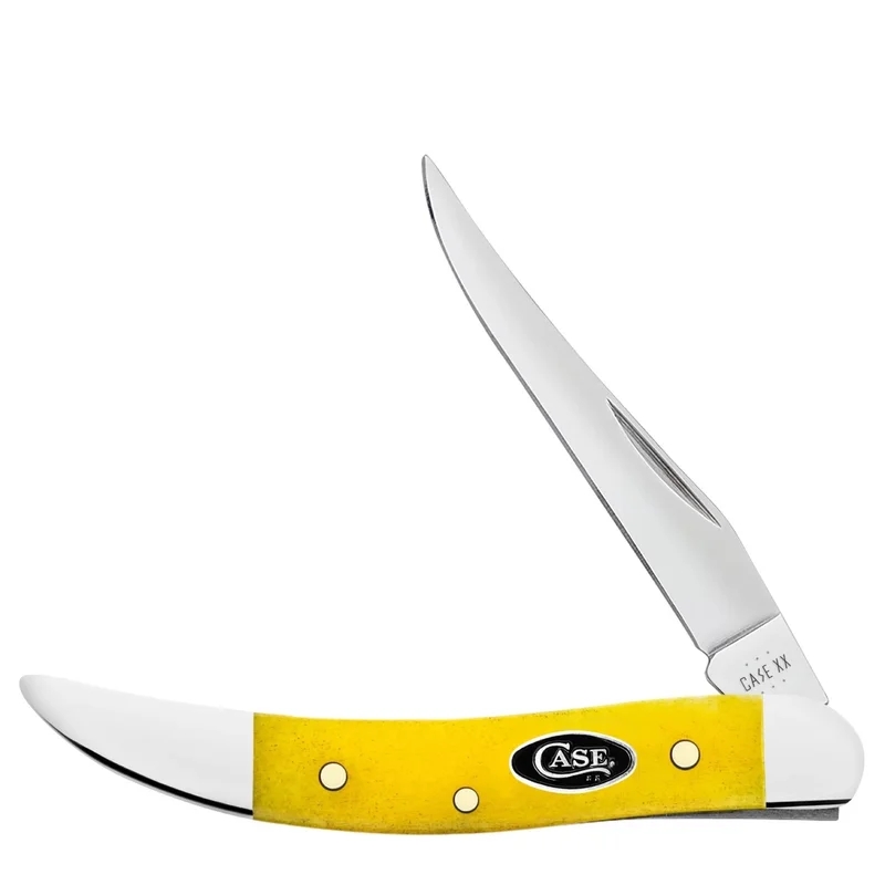 Case 20035 - Yellow Smooth Bone Small Texas Toothpick (610096 SS)