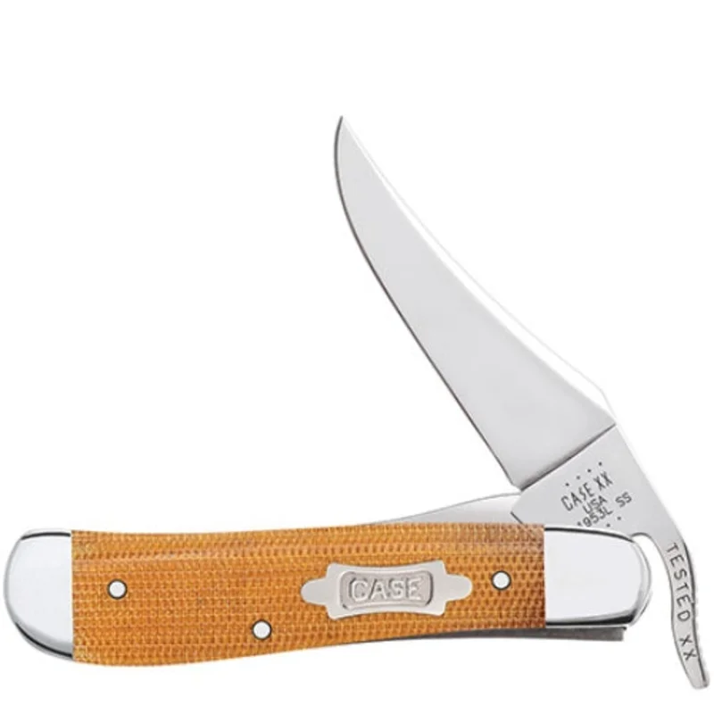 Case 23692 - Natural Canvas Micarta Smooth Russlock