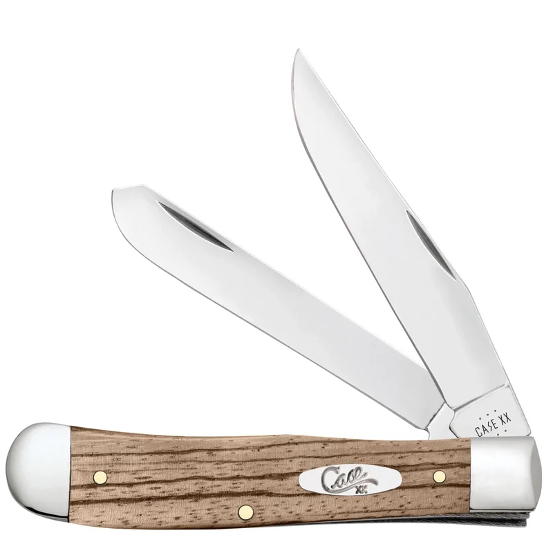 Case 25141 - Natural Zebra Wood Smooth Trapper (7254 SS)