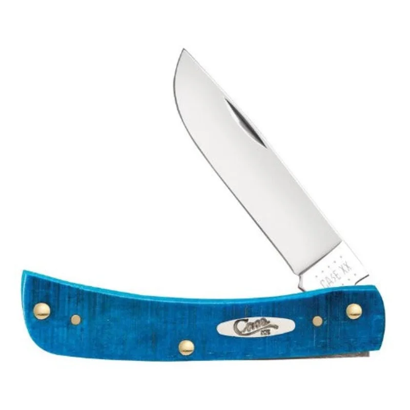 Case 25590 - Caribbean Blue Bone Sawcut Jig Sod Buster Jr (6137 SS)